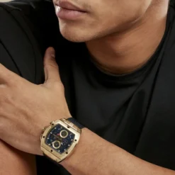 Montre Montignac Tonneau Bleu