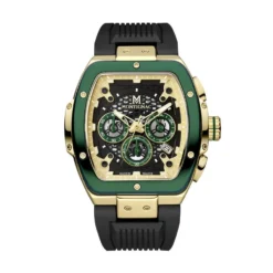 Montre Montignac Tonneau Chrono Noir