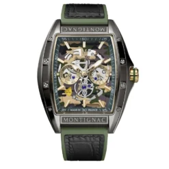 Montre Montignac Tonneau Multicolore