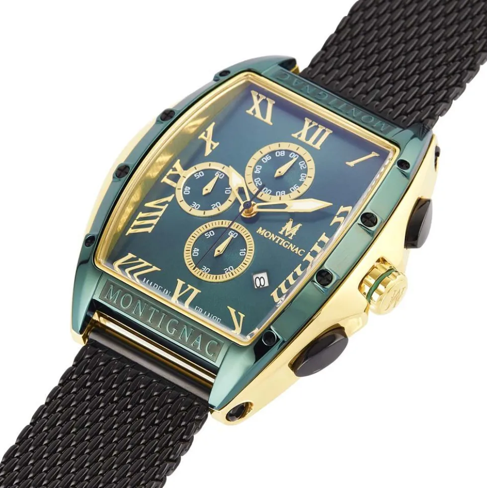 Montre Montignac Tonneau Vert