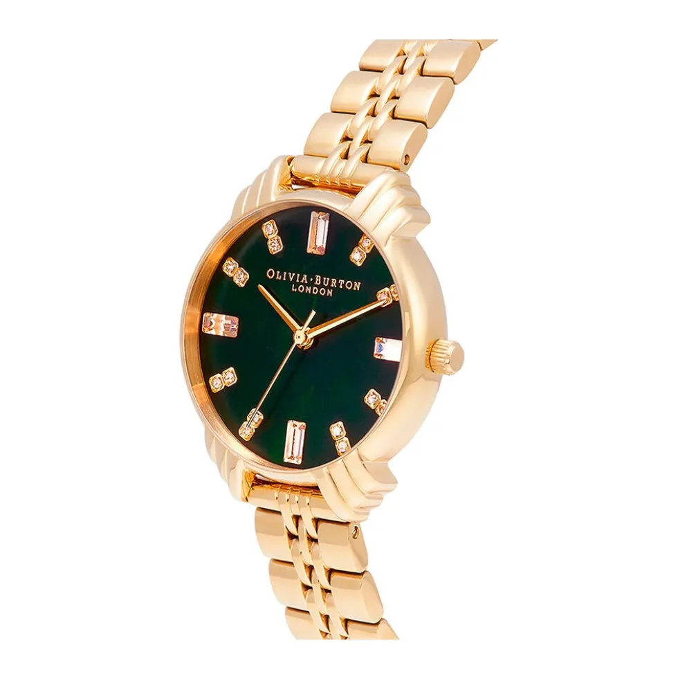 Montre Olivia Burton Art Deco Vert