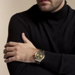 Montre Seiko Sport Bicolore Doré / Noir