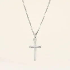 Pendentif Aisse Argent Blanc