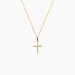 Pendentif Allen Or Jaune Oxyde De Zirconium