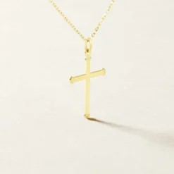 Pendentif Alyssa Croix Or Jaune