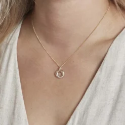 Pendentif Amaiur Or Tricolore Oxydes De Zirconium