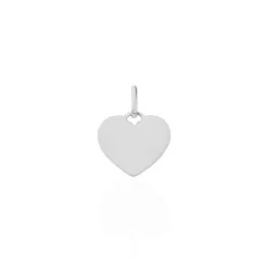 Pendentif Ange Coeur Or Blanc