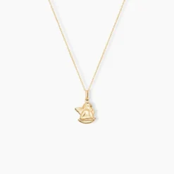Pendentif Ange Endormi Or Jaune