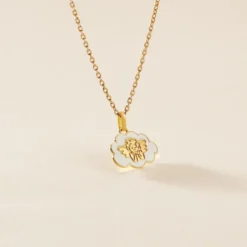 Pendentif Ange Nuage Or Jaune