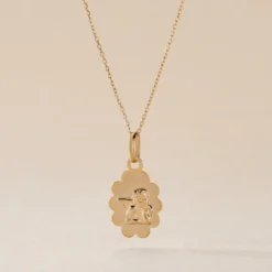 Pendentif Ange Nuage Or Jaune