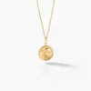 Pendentif Ange Rond Sable Or Jaune