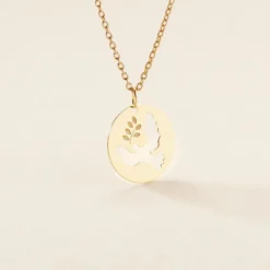 Pendentif Anny Colombe Or Jaune