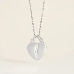 Pendentif Axelia Argent Blanc
