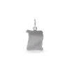 Pendentif Aysenur Argent Blanc