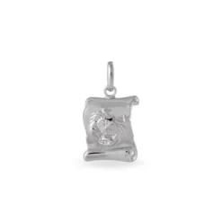 Pendentif Azeline Argent Blanc