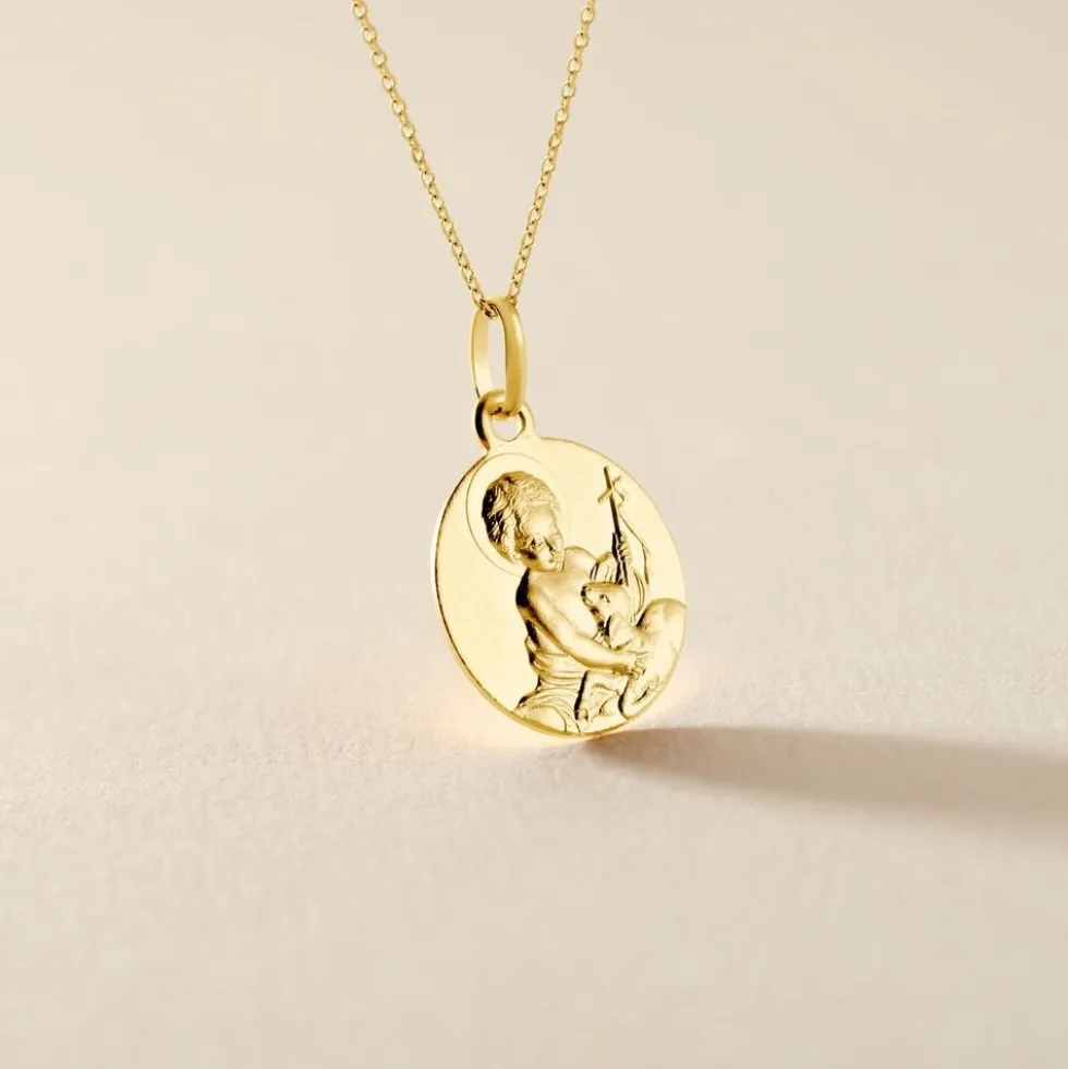 Pendentif Baptiste Or Jaune