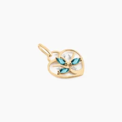 Pendentif Baylee Or Jaune Topaze Oxyde De Zirconium