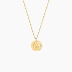 Pendentif Bergonia Zodiaque Or Jaune