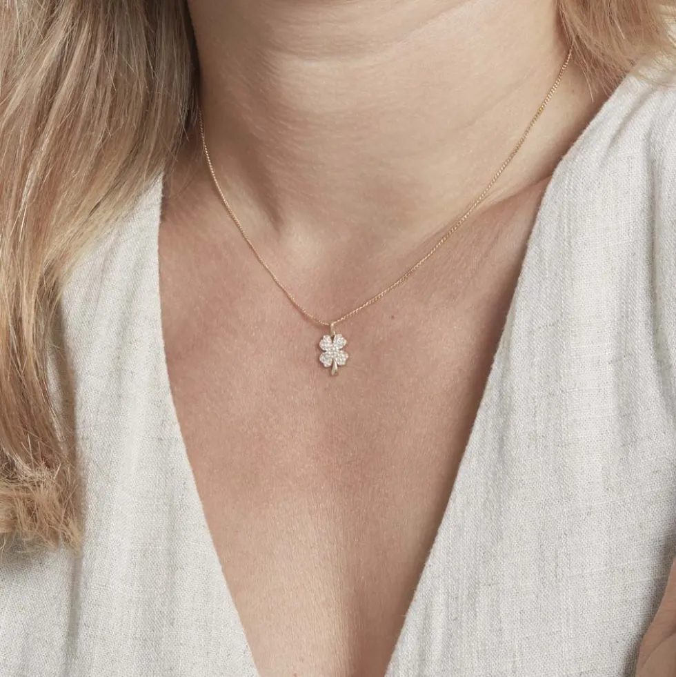 Pendentif Brewal Or Jaune Oxydes De Zirconium