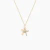 Pendentif Canice Croix Or Jaune Oxyde De Zirconium