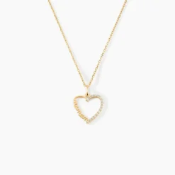 Pendentif Chiela Or Jaune Oxyde De Zirconium