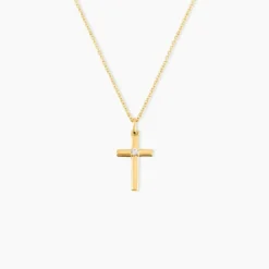 Pendentif Cornell Or Jaune Oxyde De Zirconium