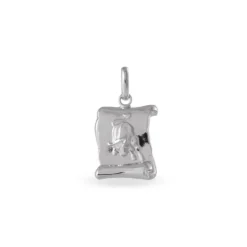 Pendentif Djaida Argent Blanc
