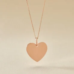 Pendentif Eba Argent Rose