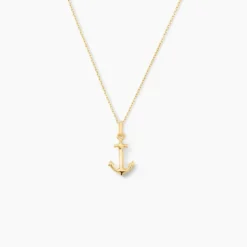 Pendentif Edouarda Ancre Or Jaune