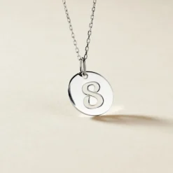 Pendentif Efiso Argent Blanc