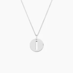 Pendentif Elio I Argent Blanc
