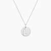 Pendentif Elio L Argent Blanc