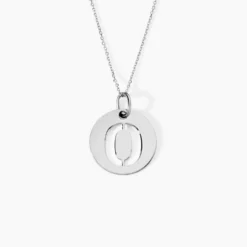 Pendentif Elio O Argent Blanc