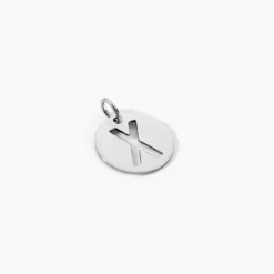 Pendentif Elio X Argent Blanc