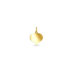 Pendentif Eudocie Coeur Message Or Jaune
