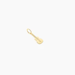 Pendentif Fatema Musique Guitare Or Jaune