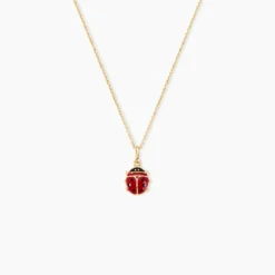 Pendentif Fedelina Coccinelle Or Jaune