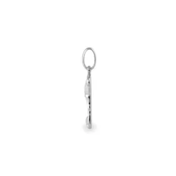 Pendentif Francille Argent Blanc