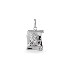 Pendentif Francille Argent Blanc