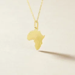 Pendentif Gaietana Afrique Or Jaune