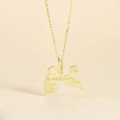 Pendentif Gaietana Guadeloupe Or Jaune