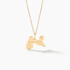 Pendentif Gaietana Guadeloupe Or Jaune
