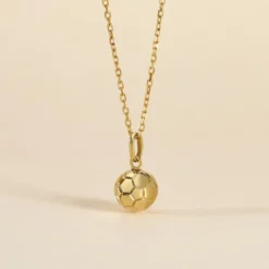 Pendentif Germina Sport Foot Or Jaune