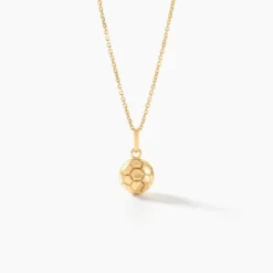 Pendentif Germina Sport Foot Or Jaune