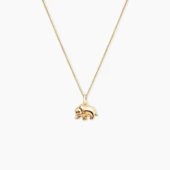Pendentif Gernot Elephant Or Jaune