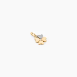 Pendentif Gert Coeur Trefle Or Jaune