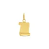 Pendentif Golda Ange Parchemin Or Jaune