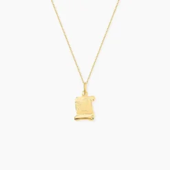 Pendentif Golda Ange Parchemin Or Jaune
