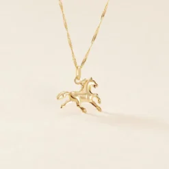 Pendentif Hagan Cheval Or Jaune