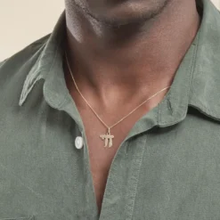 Pendentif Hai Or Jaune